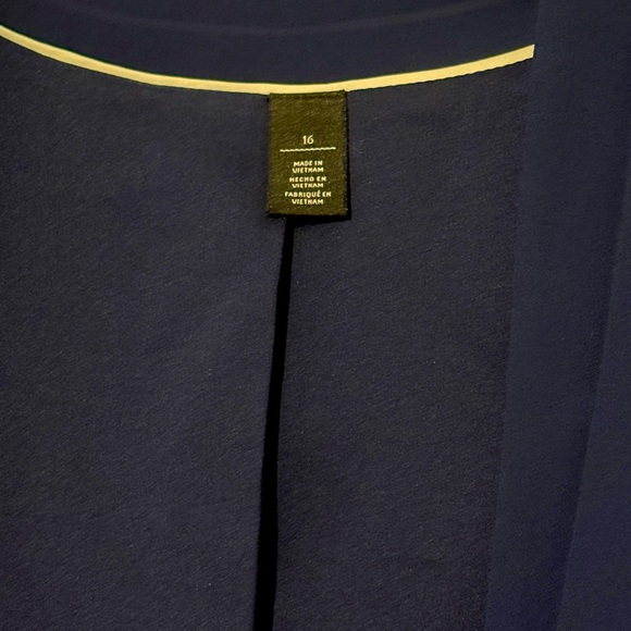 🩷💥 White House Black Market Navy Blue Cropped Blazer NWT 💥🩷 Great Buy - Picture 6 of 6